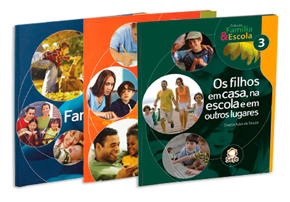 Livros do programa educacional Família e Escola